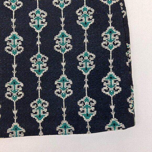 Zara Basic Womens Straight Skirt Multicolor Paisley Side Zipper Mini Size Medium - Picture 7 of 10